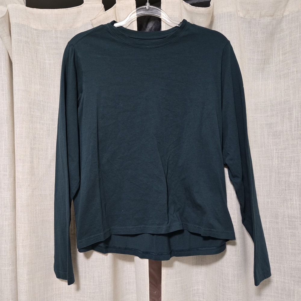 Columbia Deep Teal Long Sleeve Tee Woman Size L